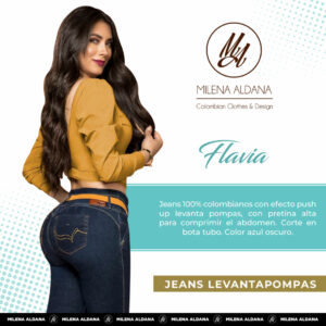 Jeans Colombianos Pushup Levantapompas - Flavia - Milena Aldana