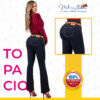 Jeans Colombianos Pushup Levantapompas - Topacio - Milena Aldana
