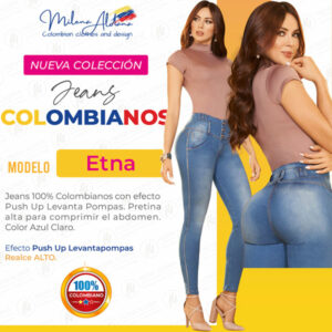 Jeans Colombianos Pushup Levantapompas - Etna - Milena Aldana
